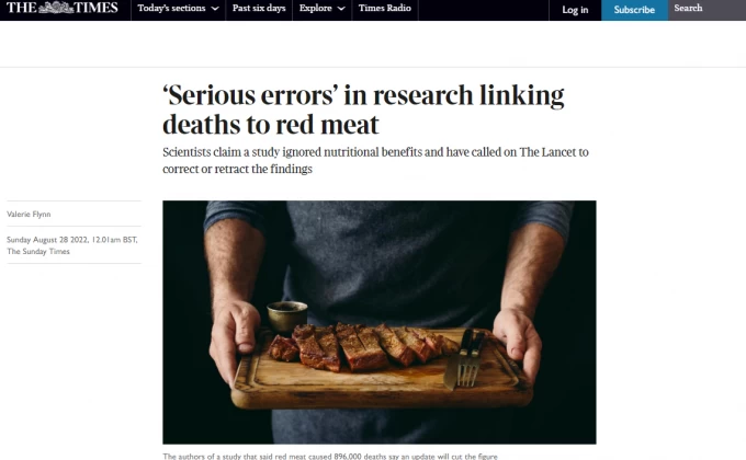 Científics demanen rectificar afirmacions sense fonament en estudis de consum de carn vermella