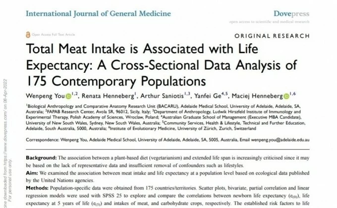 Un nou estudi associa positivament consum de carn i esperança de vida